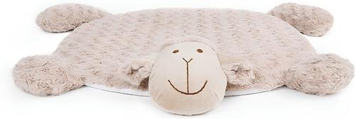 Show full view: ZEZE Little Lamb Pillow Dog Bed, Dark Beige, Medium slide 3 of 10