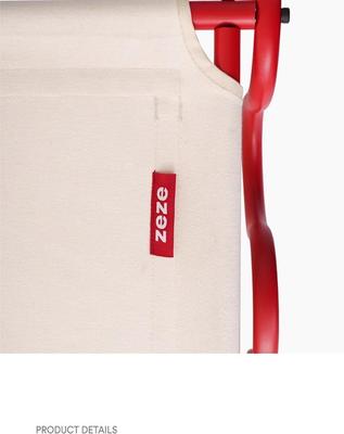 Show full view: ZEZE Wavy Army Elevated Dog Bed, Medium, White/Yellow slide 6 of 10