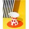 Show in main carousel: ZEZE Polka Dot Ceramic Elevated Cat Bowl, Red, 2-cup slide 4 of 9