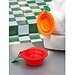 Show in main carousel: ZEZE Collapsible Silicone Dog Bowl, Orange, 3-cup slide 6 of 7