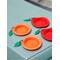 Show in main carousel: ZEZE Collapsible Silicone Dog Bowl, Orange, 3-cup slide 4 of 7