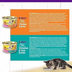 Wellness Complete Health Kitten Pate Variety Pack Natural Grain-Free Wet Cat Food, 3-oz can, bundle of 24 slide 2 of 9