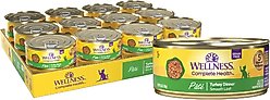 Wellness Complete Health Turkey Formula Grain-Free Natural Canned Cat Food, 5.5-oz, case of 24