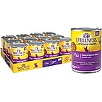 Wellness Complete Health Turkey & Salmon Formula Grain-Free Natural Canned Cat Food, 12.5-oz, case of 12