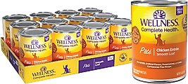 Wellness Complete Health Pate Chicken Entree Grain-Free Natural Canned Cat Food, 12.5-oz, case of 12
