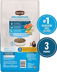 Nutrish Whole Health Blend Salmon & Brown Rice Recipe Dry Cat Food (Rachael Ray), 3-lb bag slide 2 of 8