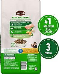 Nutrish Whole Health Blend Chicken & Brown Rice Recipe Dry Cat Food (Rachael Ray), 3-lb bag slide 2 of 8