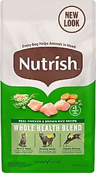 Nutrish Whole Health Blend Chicken & Brown Rice Recipe Dry Cat Food (Rachael Ray), 6-lb bag