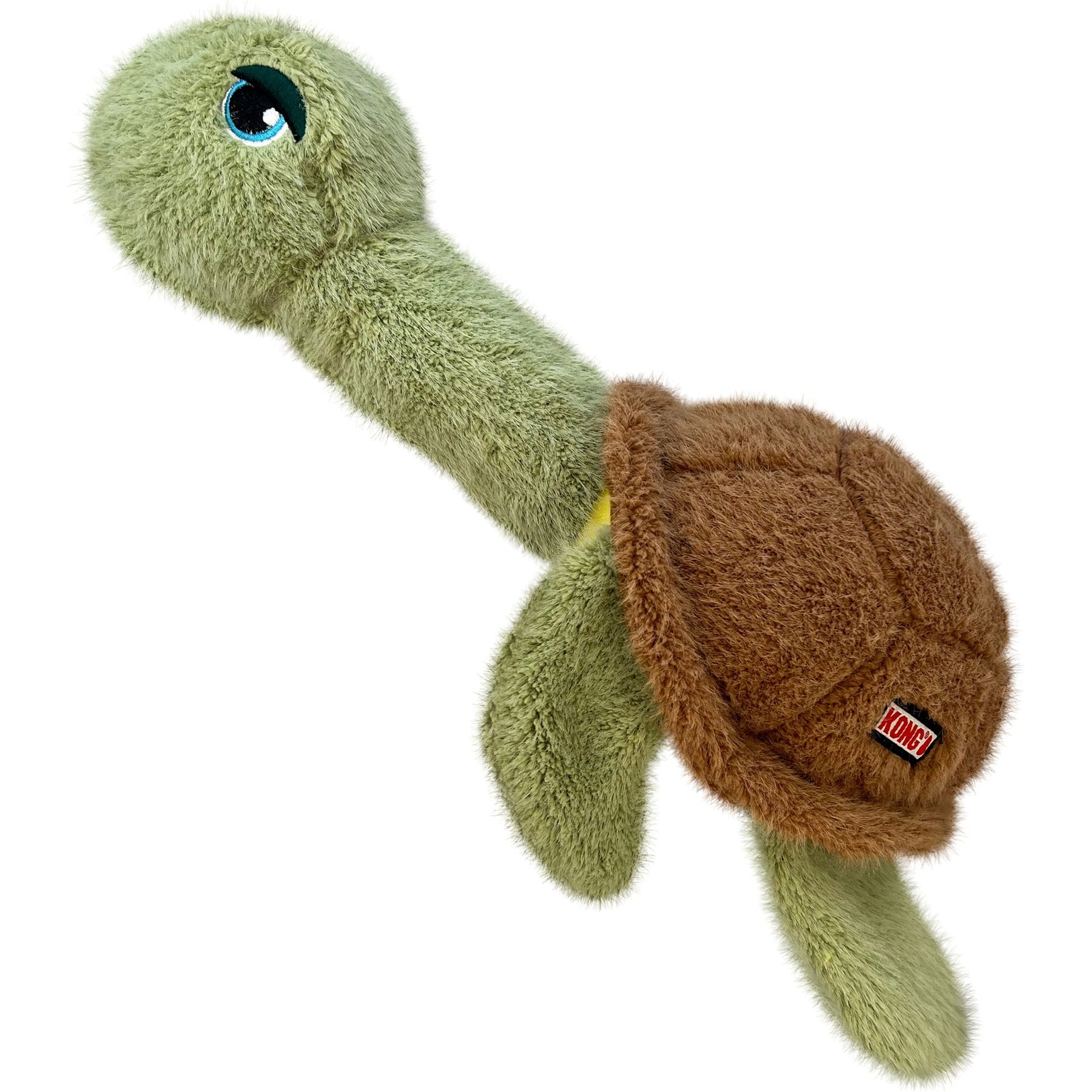 KONG Scruffs Turtle Dog Toy, Green, Medium/Large