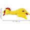 Show in main carousel: KONG Scruffs Chicken Dog Toy, Yellow, Medium/Large slide 2 of 4