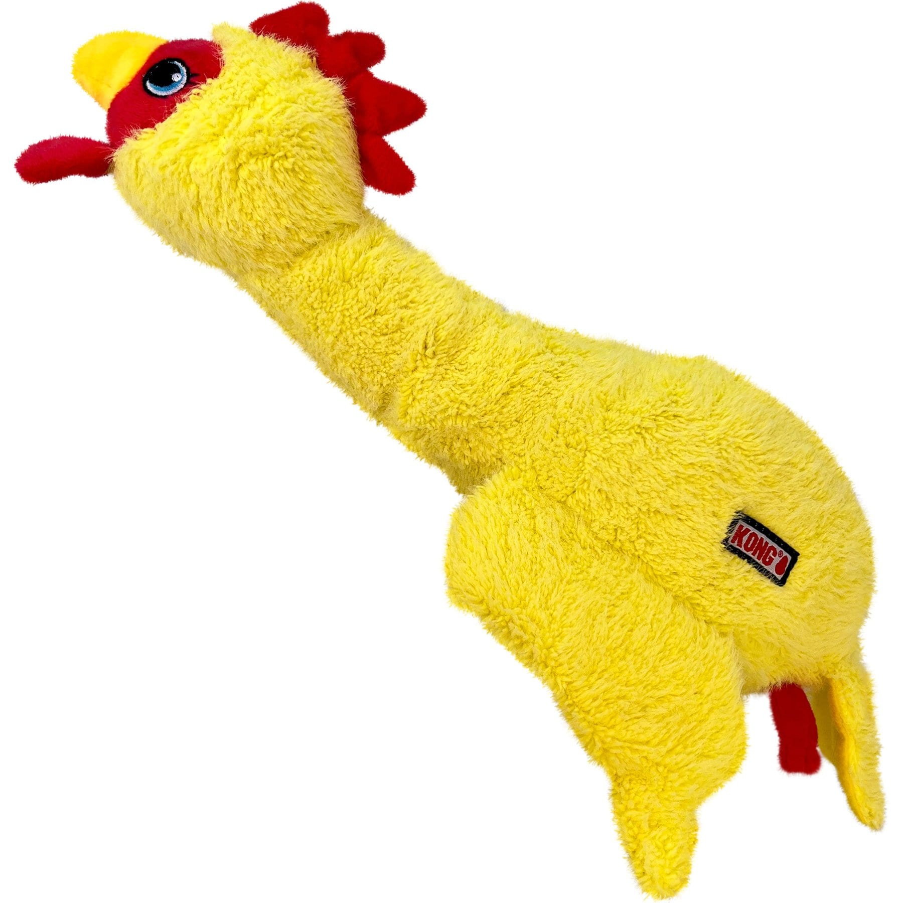 KONG Scruffs Chicken Dog Toy, Yellow, Medium/Large