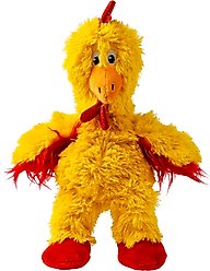 KONG Knots Chicken Dog Toy, Yellow, Small