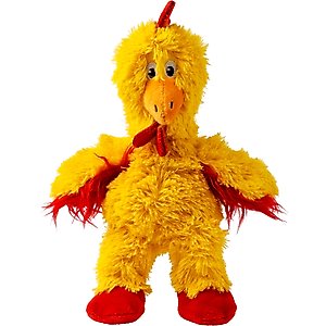 KONG Knots Chicken Dog Toy, Yellow, Small
