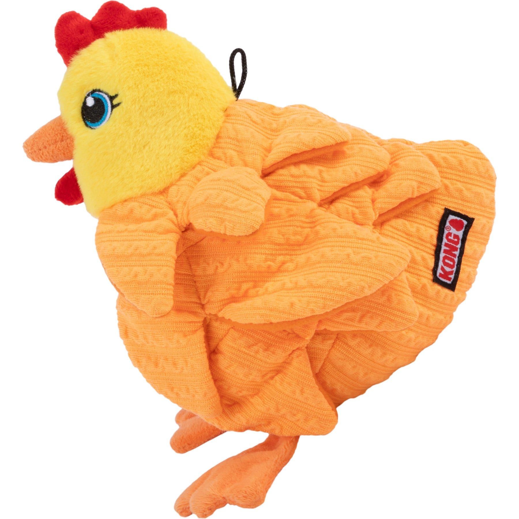 KONG Layerz Forage Hen Dog Toy, Yellow, Medium