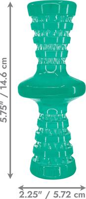 Show full view: KONG Squeezz Dental Roller Stick Dog Toy, Green, Small slide 2 of 4
