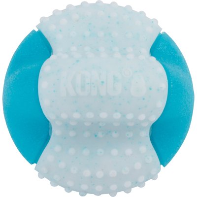 KONG KONG Goomz Dental Ball Dog Toy, Teal, X-Small/Small