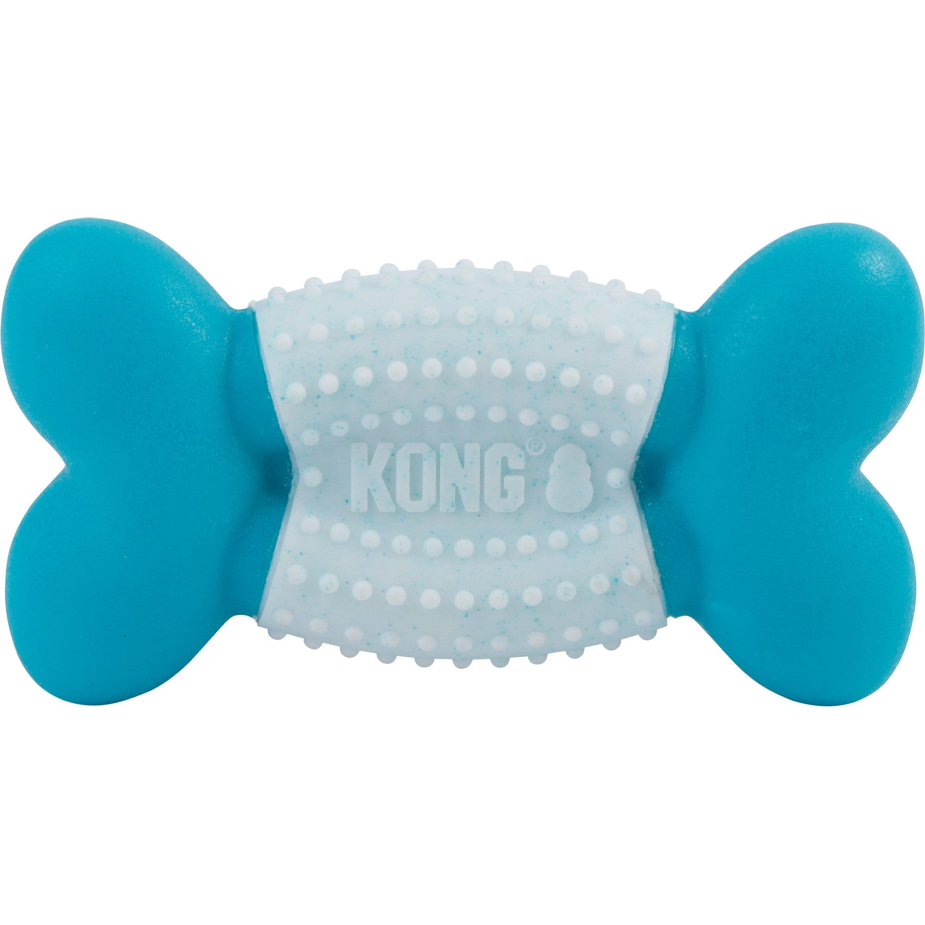 KONG Goomz Dental Bone Dog Toy, Teal, Medium/Large