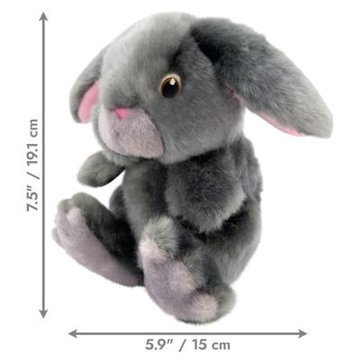 Show full view: KONG Toughz Bunny Dog Toy, Grey, Medium slide 3 of 6