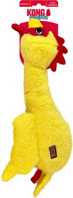 Show full view: KONG Scruffs Chicken Dog Toy, Yellow, Medium/Large slide 3 of 4