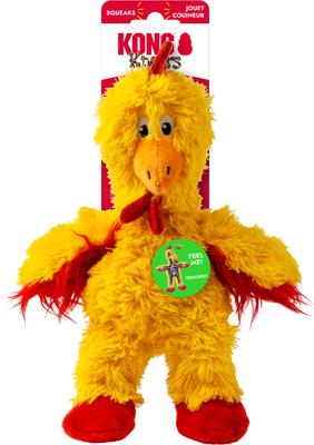 Show full view: KONG Knots Chicken Dog Toy, Yellow, Small slide 3 of 5