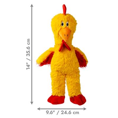 Show full view: KONG Knots Chicken Dog Toy, Yellow, Medium/Large slide 2 of 5