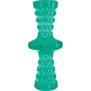 KONG Squeezz Dental Roller Stick Dog Toy, Green, Small