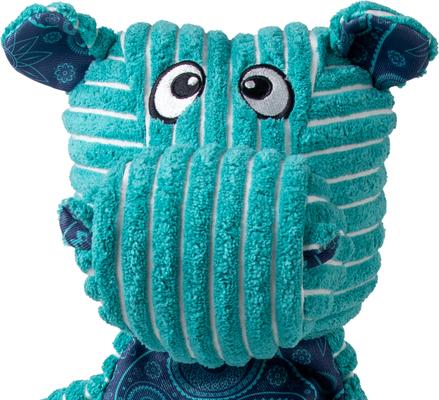 Show full view: KONG Floppy Knots Hippo Jumbo Dog Toy, Teal, Jumbo slide 3 of 7