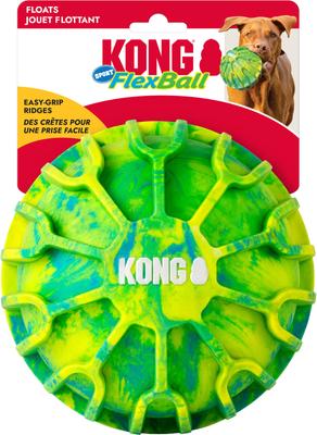 Show full view: KONG Flexball Sport Ball Xl Dog Toy, Yellow, X-Large slide 3 of 6