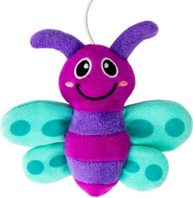 Show full view: KONG Connectsglow Firefly Cat Toy, Green Purple, One size slide 3 of 6