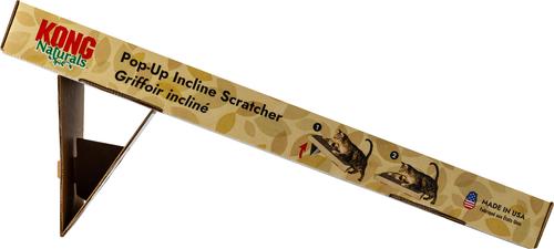 Show full view: KONG Naturals Pop-Up Incline Scratcher Cat Toy, Brown, One Size slide 2 of 10