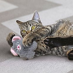 KONG Snuzzles Mouse Cat Toy, Grey, One Size slide 2 of 4