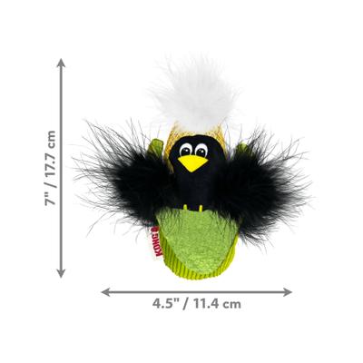 Show full view: KONG Flingaroocorny Cat Toy, Yellow, One size slide 2 of 4