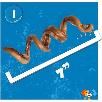Show full view: Jack & Pup Odor-Free Beef Bully Sticks Springs 5 to 7-in Dog Chew slide 5 of 7