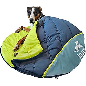 Kurgo Canyon Puffer Pup Sack Travel Dog Bed, Ink, 40-in
