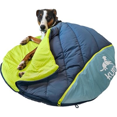 Kurgo Kurgo Canyon Puffer Pup Sack Travel Dog Bed, Ink, 40-in