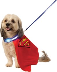 Rubie's Costume Company Superman Light Up Collar Dog & Cat Costume, Small