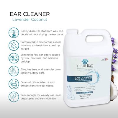 Show full view: Lillian Ruff Dog Ear Cleaner, 128-fl oz bottle slide 2 of 8