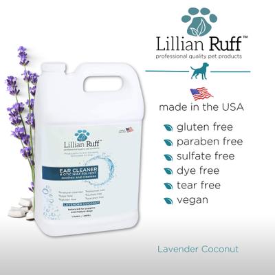 Show full view: Lillian Ruff Dog Ear Cleaner, 128-fl oz bottle slide 6 of 8