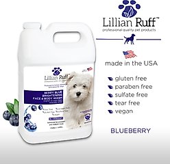 Lillian Ruff Berry Blue Brightening Dog & Cat Face & Body Wash, 128-fl oz bottle slide 2 of 7