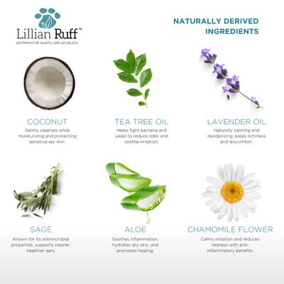 Show full view: Lillian Ruff Dog Ear Cleaner, 4-fl oz bottle slide 4 of 8