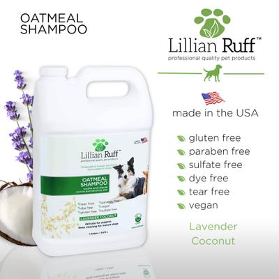 Show full view: Lillian Ruff Oatmeal Pet Shampoo, 128-fl oz bottle slide 5 of 7