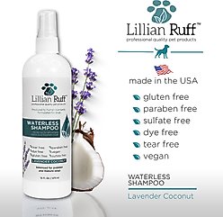 Lillian Ruff Waterless Dog Shampoo, Lavender Coconut Scented, 16-fl oz bottle slide 2 of 6