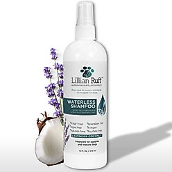 Lillian Ruff Waterless Dog Shampoo, Lavender Coconut Scented, 16-fl oz bottle