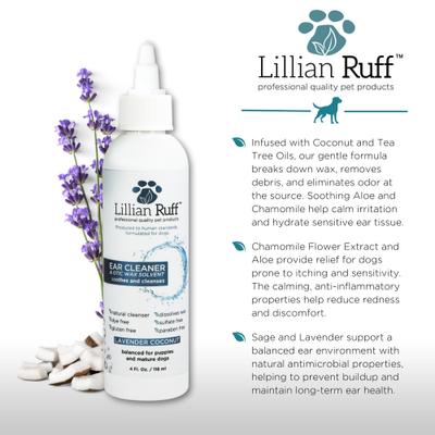 Show full view: Lillian Ruff Dog Ear Cleaner, 4-fl oz bottle slide 5 of 8