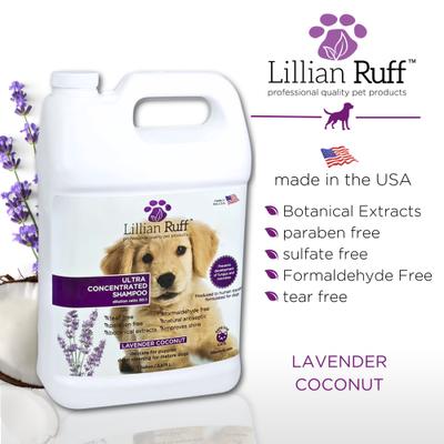 Show full view: Lillian Ruff Ultra Concentrated Dog Shampoo, 128-fl oz bottle slide 4 of 8