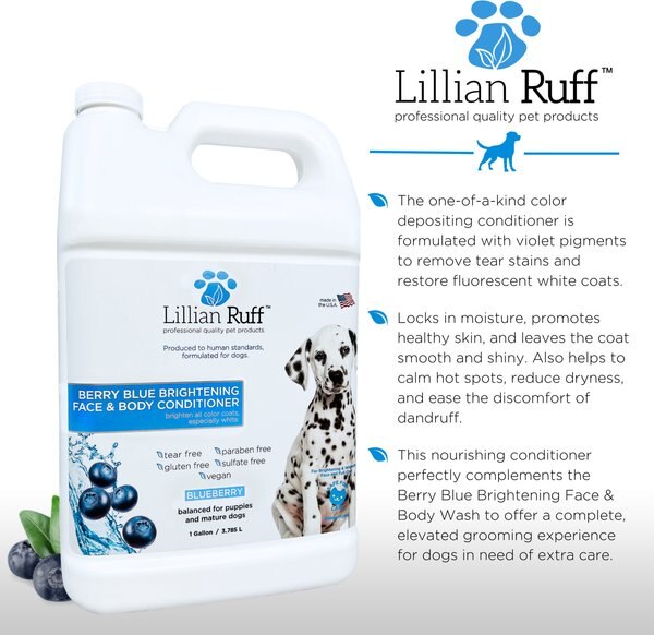 Lillian Ruff Berry Blue Brightening Pet Face & Body Conditioner