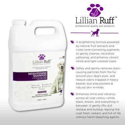 Show full view: Lillian Ruff Brightening Dog Shampoo, 128-fl oz bottle slide 4 of 7