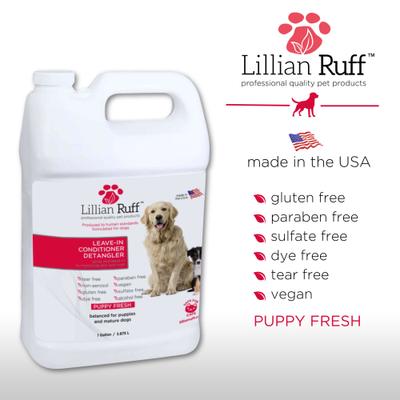 Show full view: Lillian Ruff Leave-In Dog Conditioner & Detangler, 128-fl oz bottle slide 4 of 5