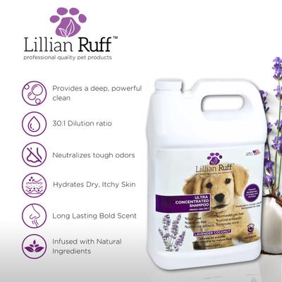 Show full view: Lillian Ruff Ultra Concentrated Dog Shampoo, 128-fl oz bottle slide 3 of 8