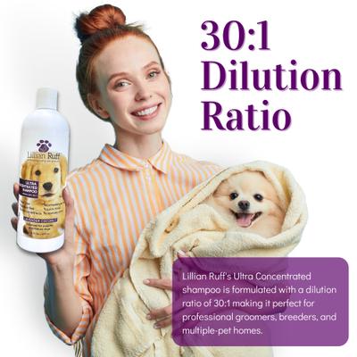 Show full view: Lillian Ruff Ultra Concentrated Dog Shampoo, 128-fl oz bottle slide 5 of 8